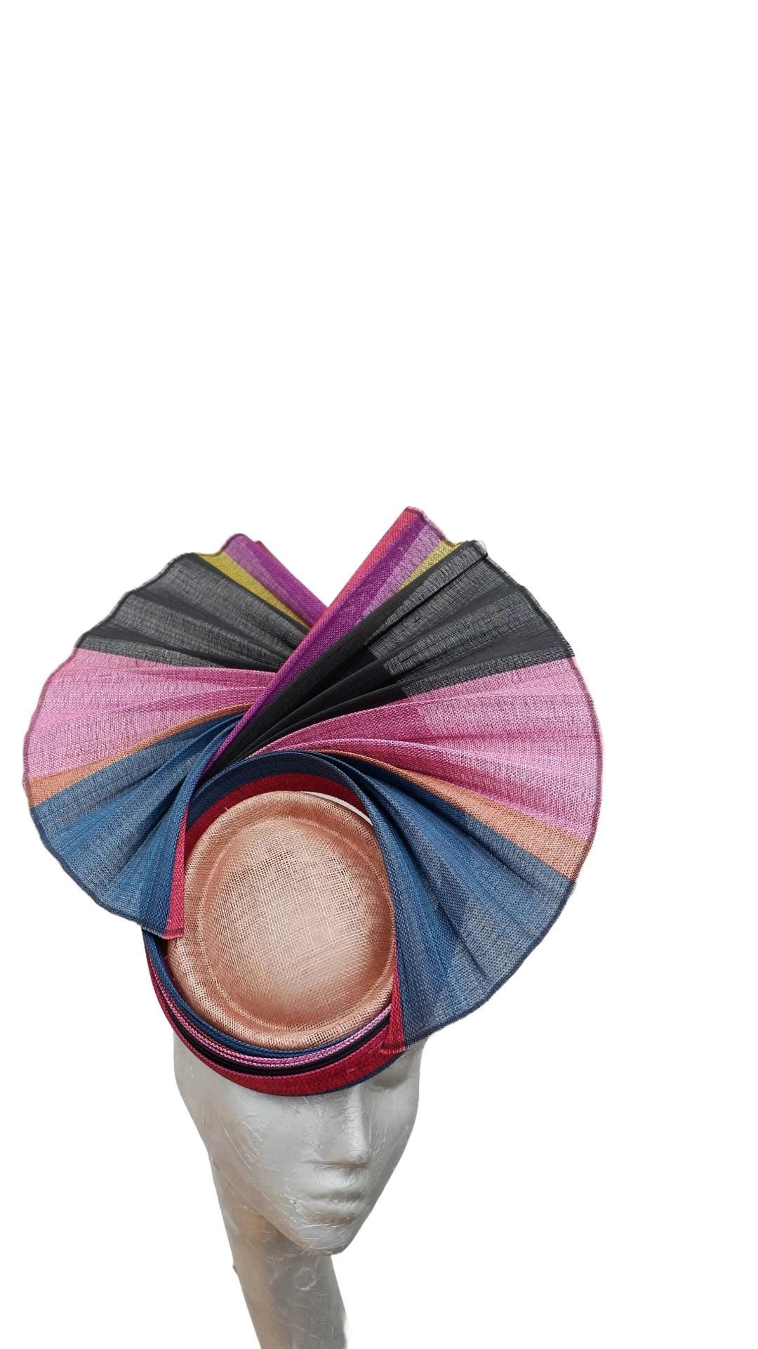 Isla - Nude/Mink & Dark Rainbow Pillbox