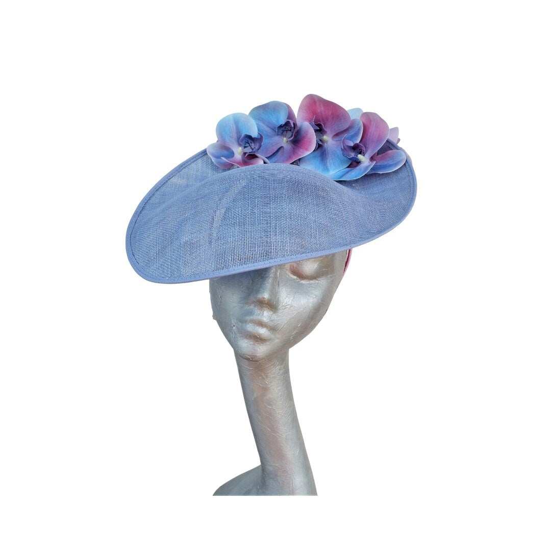 Bute - Cornflower blue & Pink orchid Hatinator