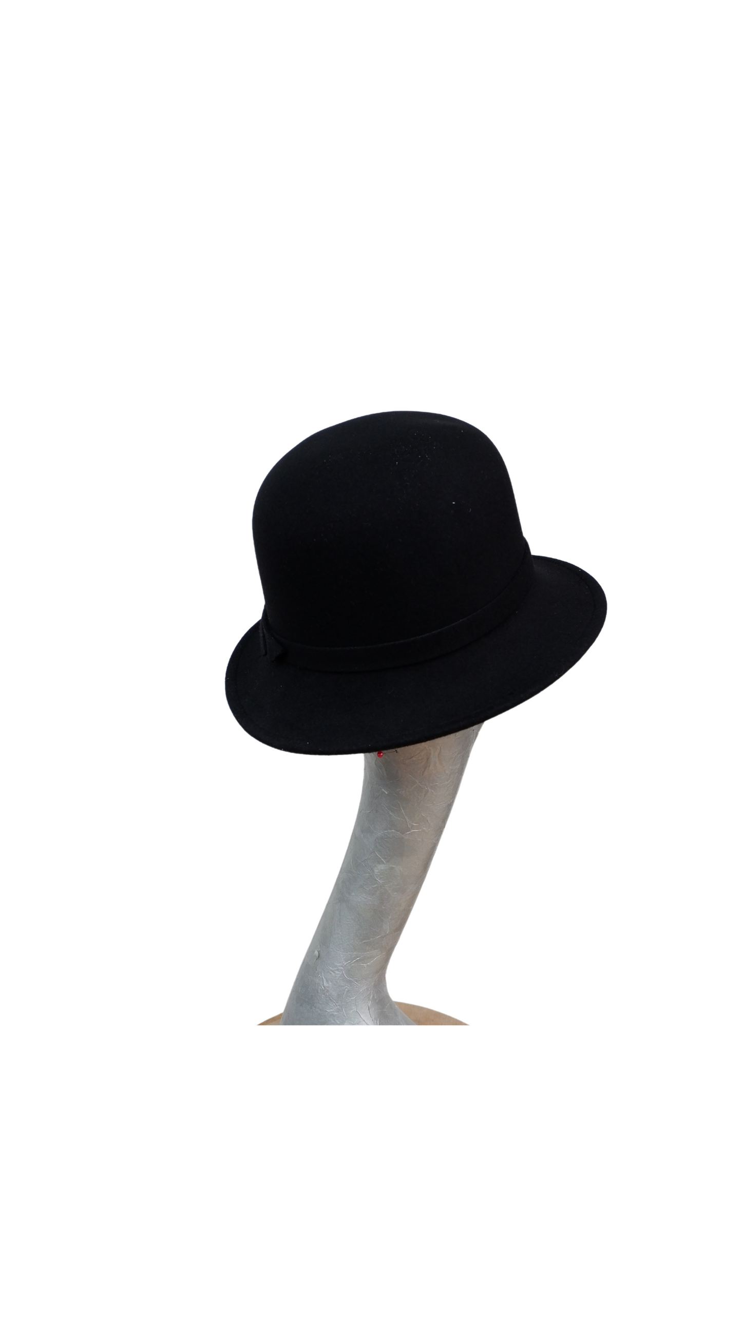 Belle - Black felt Bell Hat