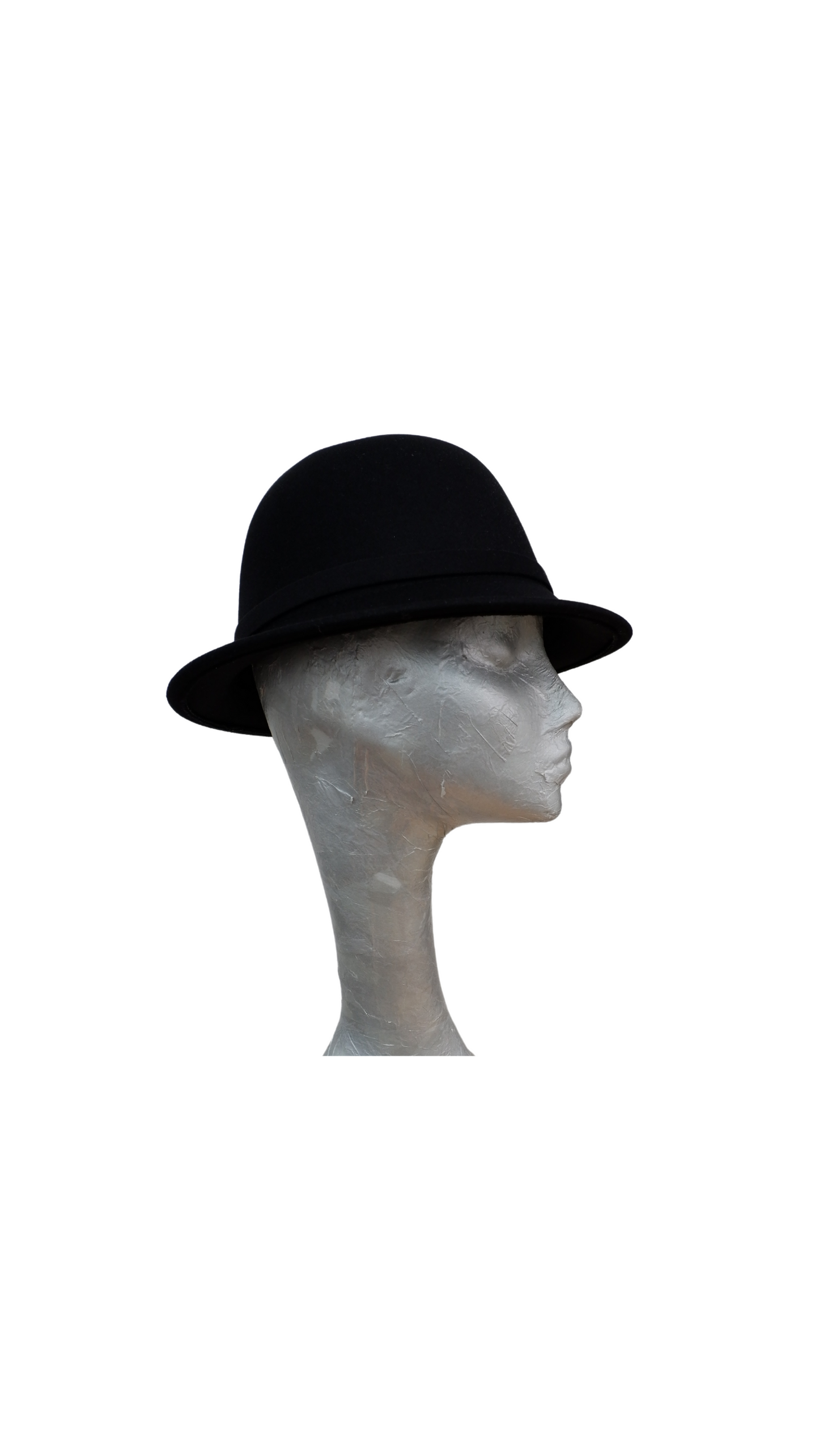 Belle - Black felt Bell Hat