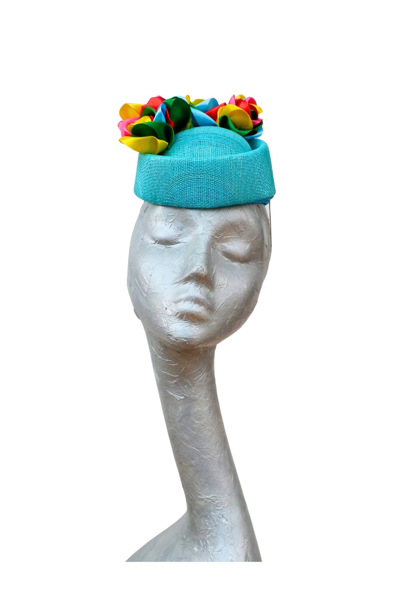 Laycock - Turquoise & Rainbow Pillbox