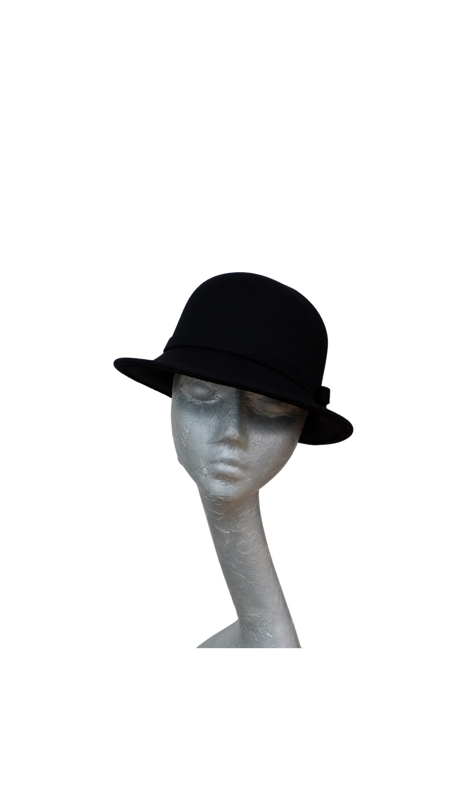 Belle - Black felt Bell Hat
