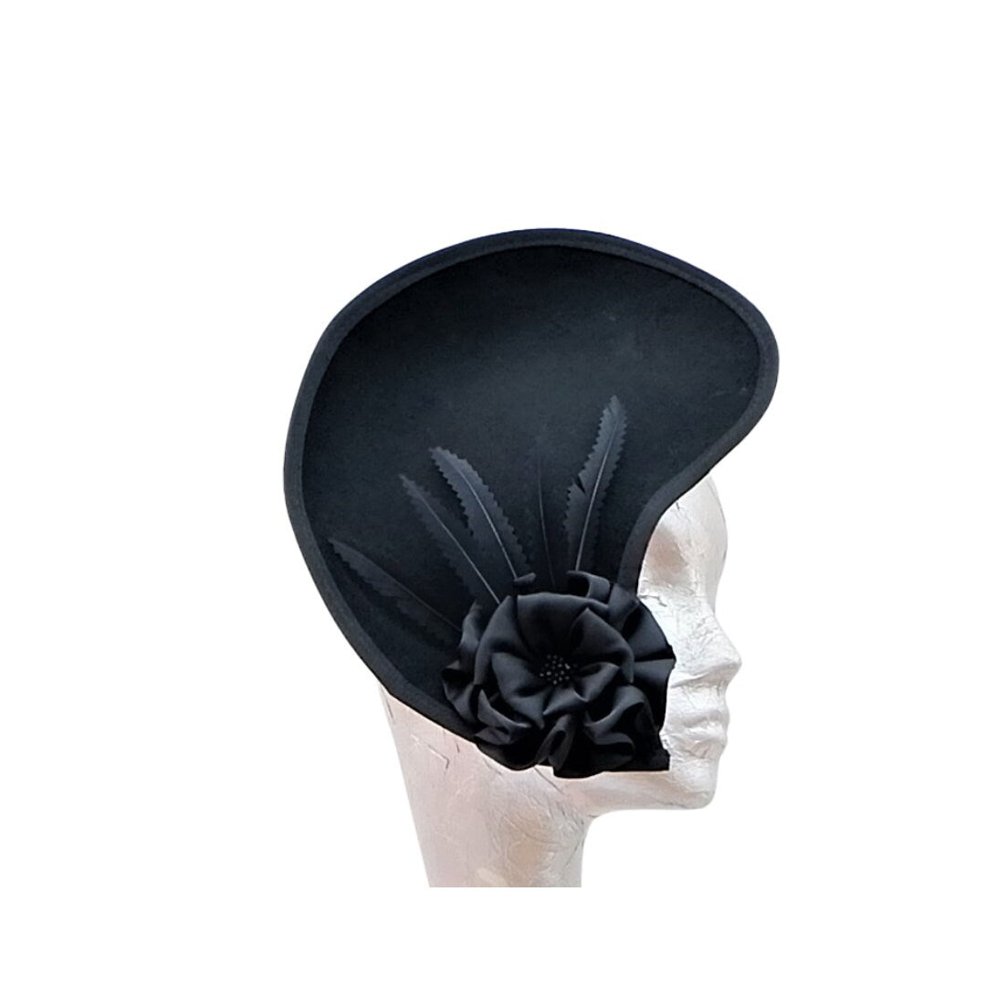 Noir - Black Felt Hatinator