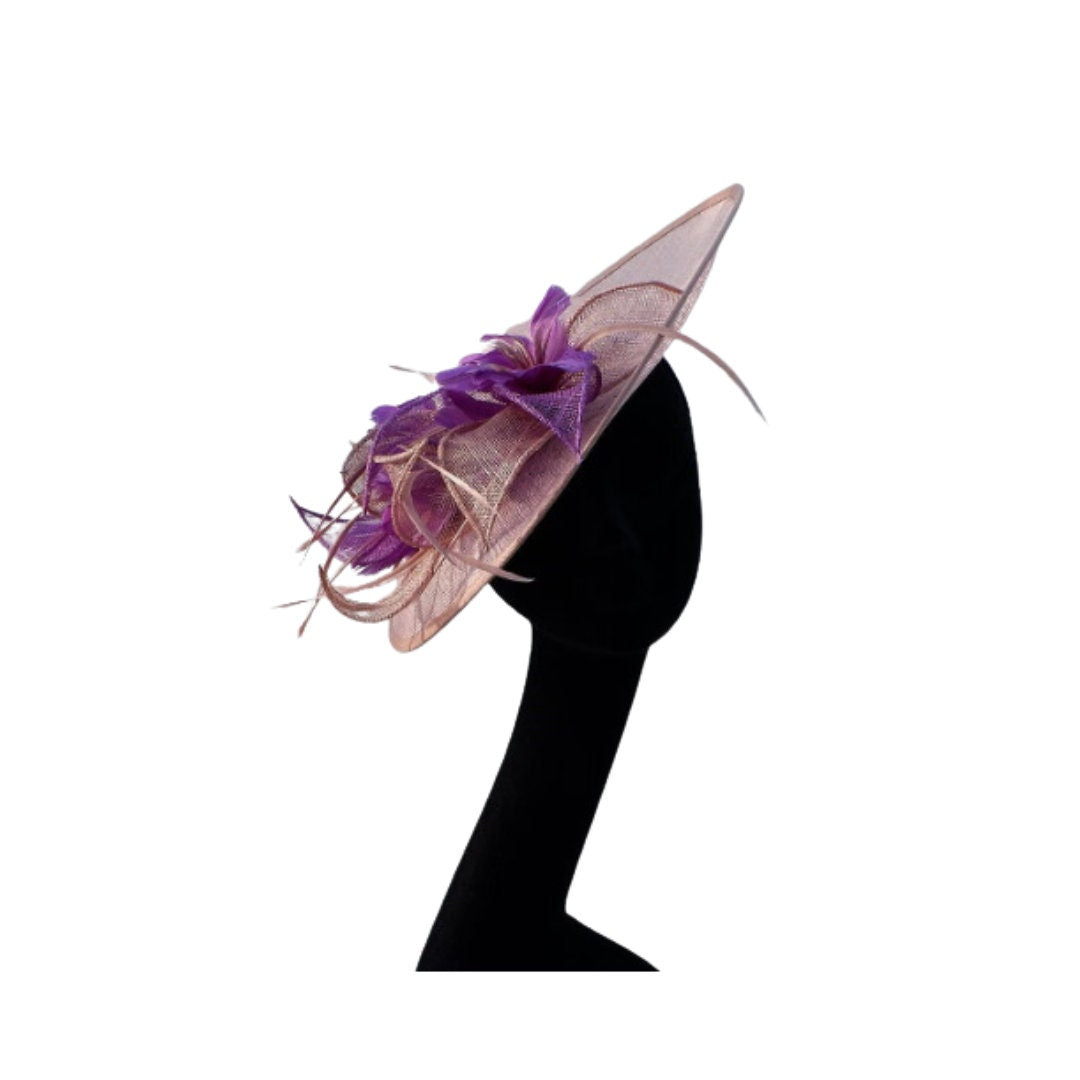 Haeddre - Heather & Purple round saucer hatinator