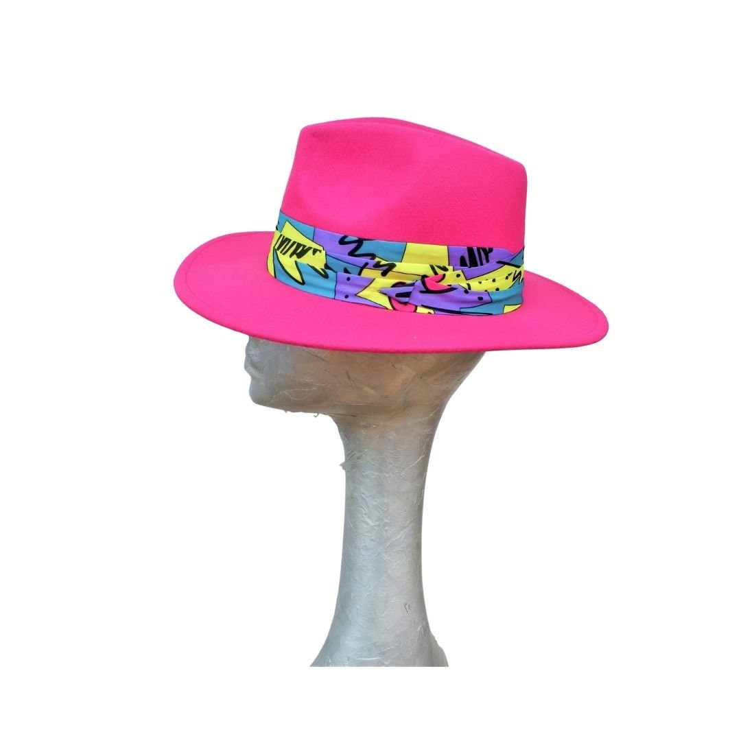 Tiffany 80's Style Lightweight felt Panama Trilby