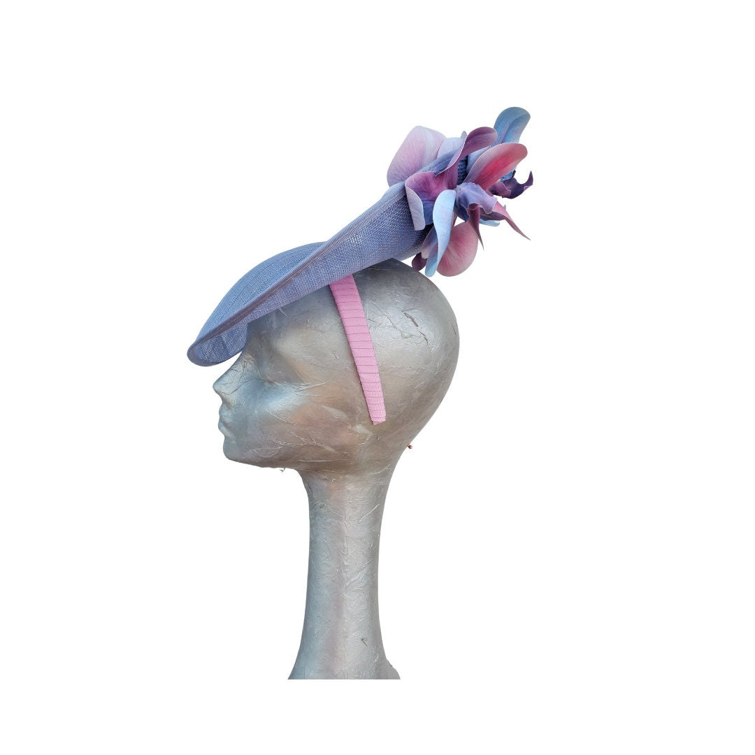 Bute - Cornflower blue & Pink orchid Hatinator
