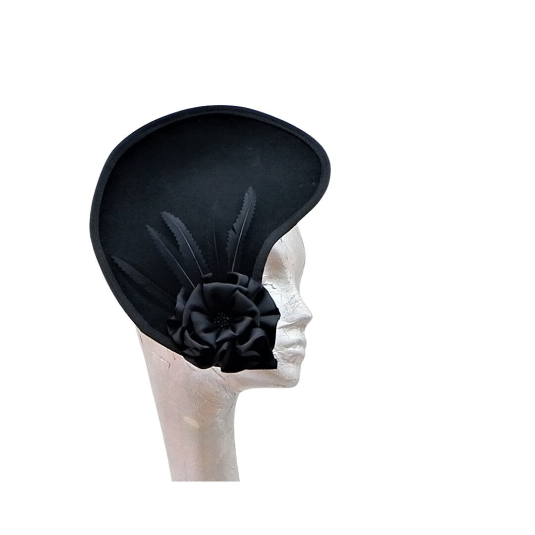 Noir - Black Felt Hatinator