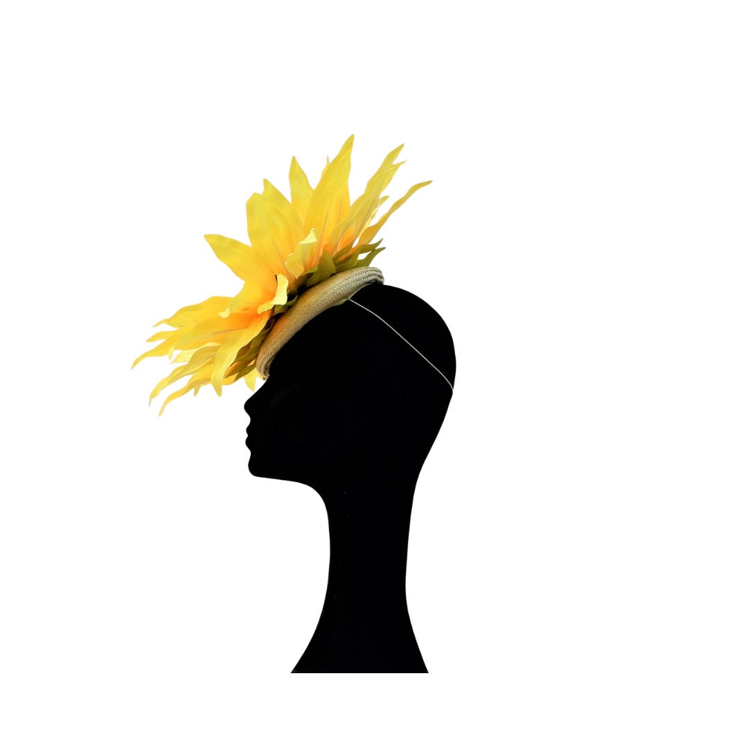 Nanala - Small Sunflower Fascinator