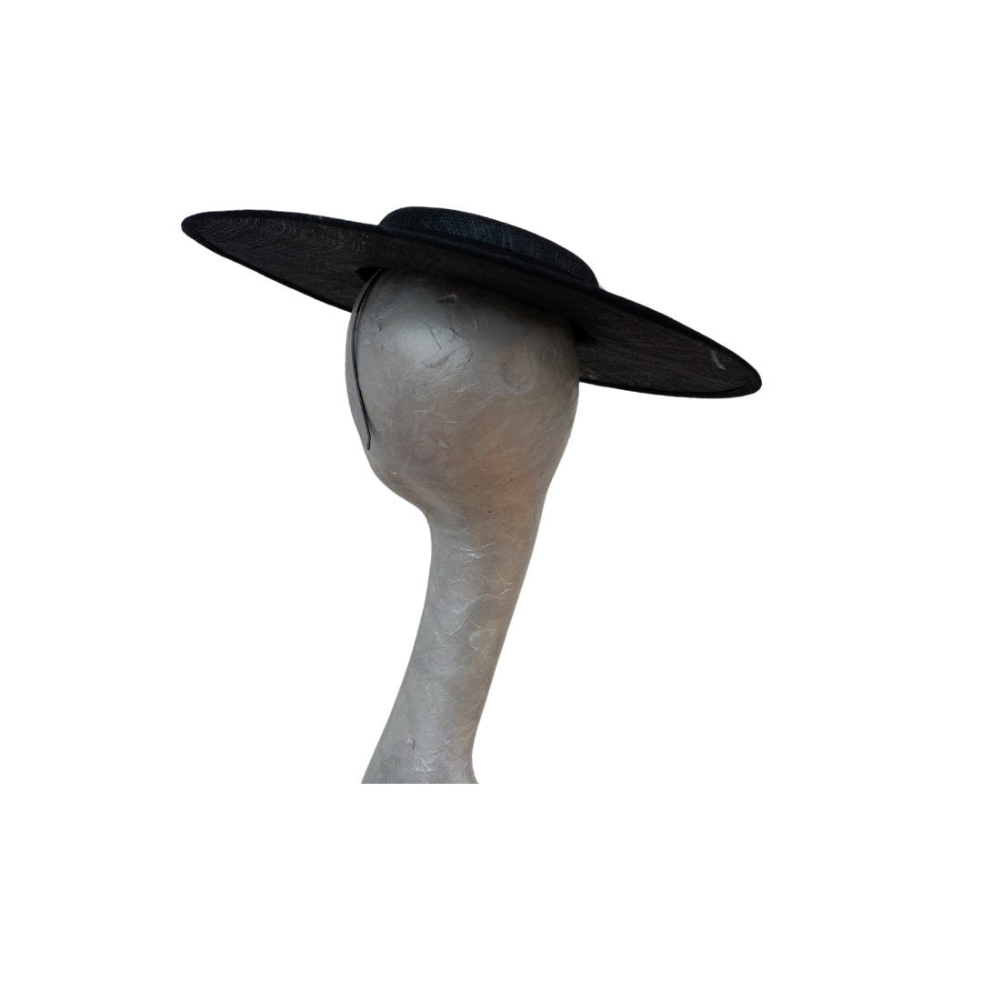 Sheldon - Black Boater hat
