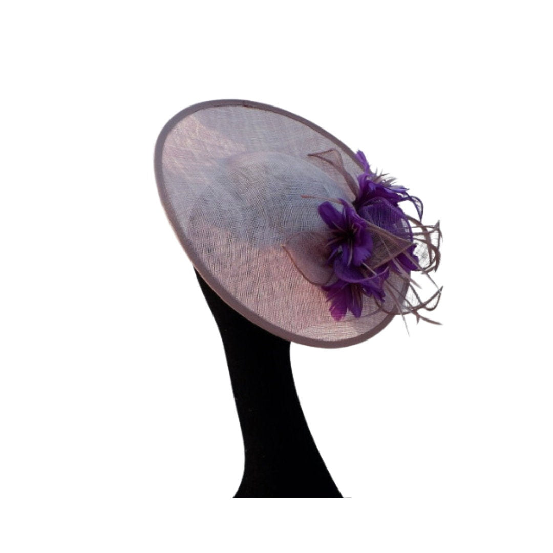 Haeddre - Heather & Purple round saucer hatinator