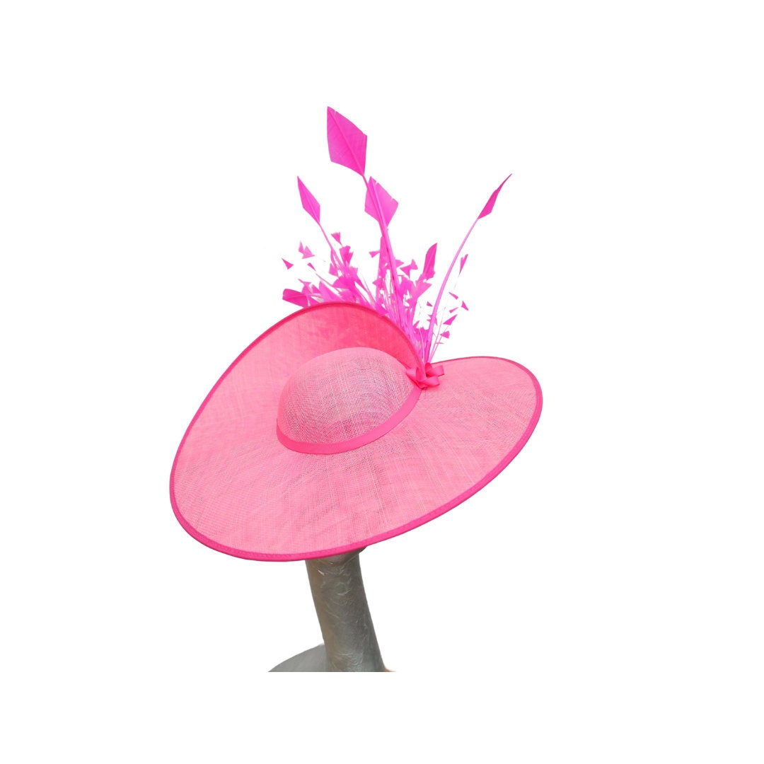 Canberra - Neon Pink Split brim hat