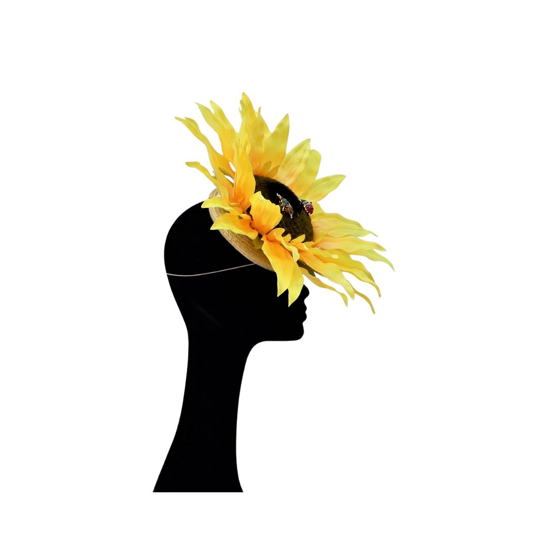 Nanala - Small Sunflower Fascinator