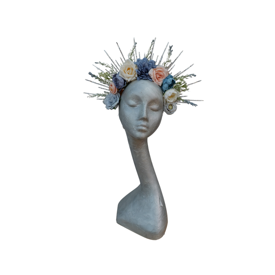Kane - Floral & Crystal Headband