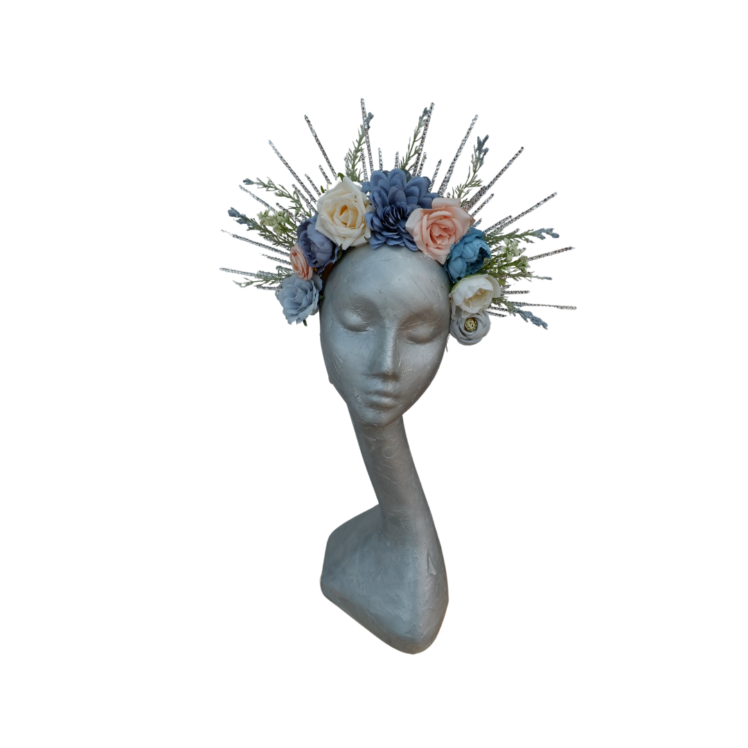 Kane - Floral & Crystal Headband