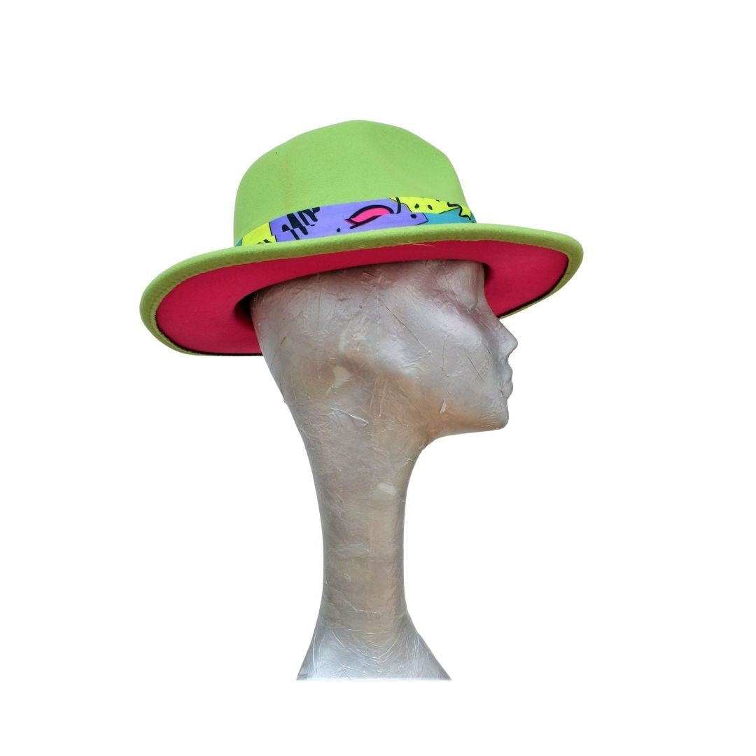 Tiffany 80's Style Lightweight felt Panama Trilby