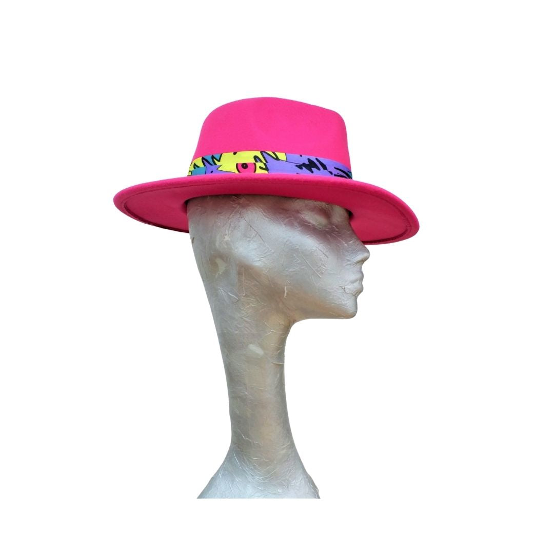 Tiffany 80's Style Lightweight felt Panama Trilby