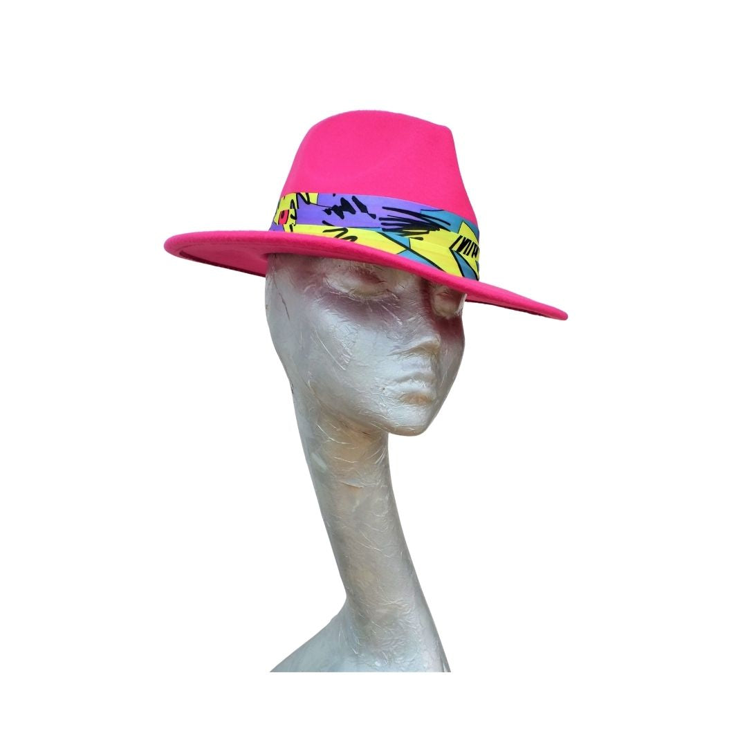 Tiffany 80's Style Lightweight felt Panama Trilby