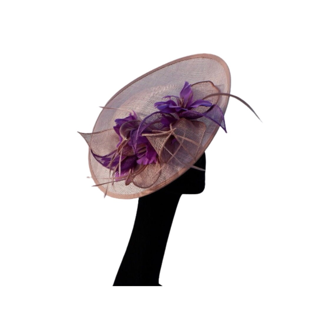 Haeddre - Heather & Purple round saucer hatinator