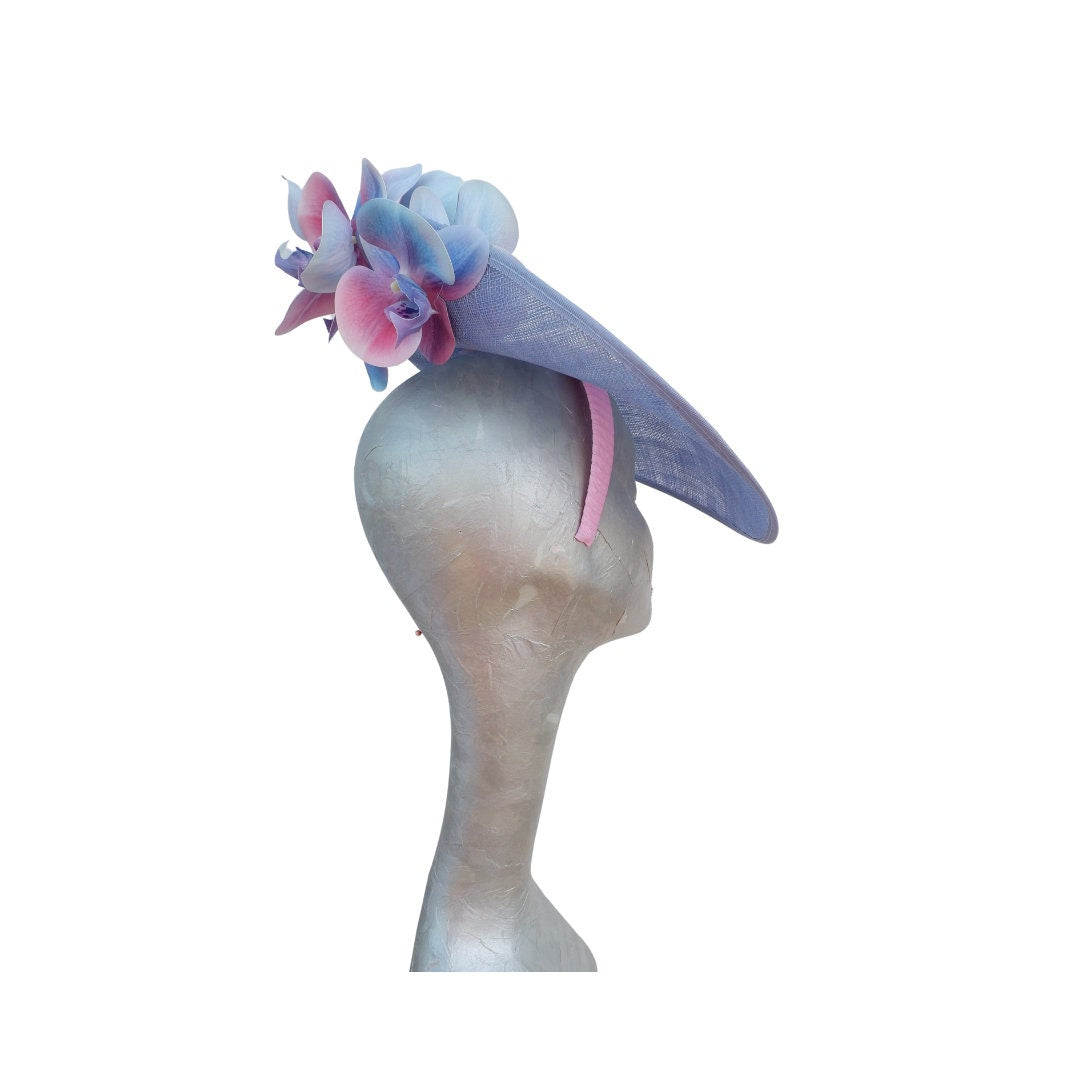 Bute - Cornflower blue & Pink orchid Hatinator
