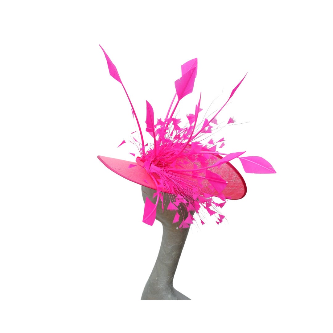 Canberra - Neon Pink Split brim hat