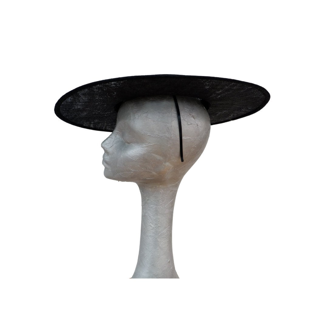 Sheldon - Black Boater hat