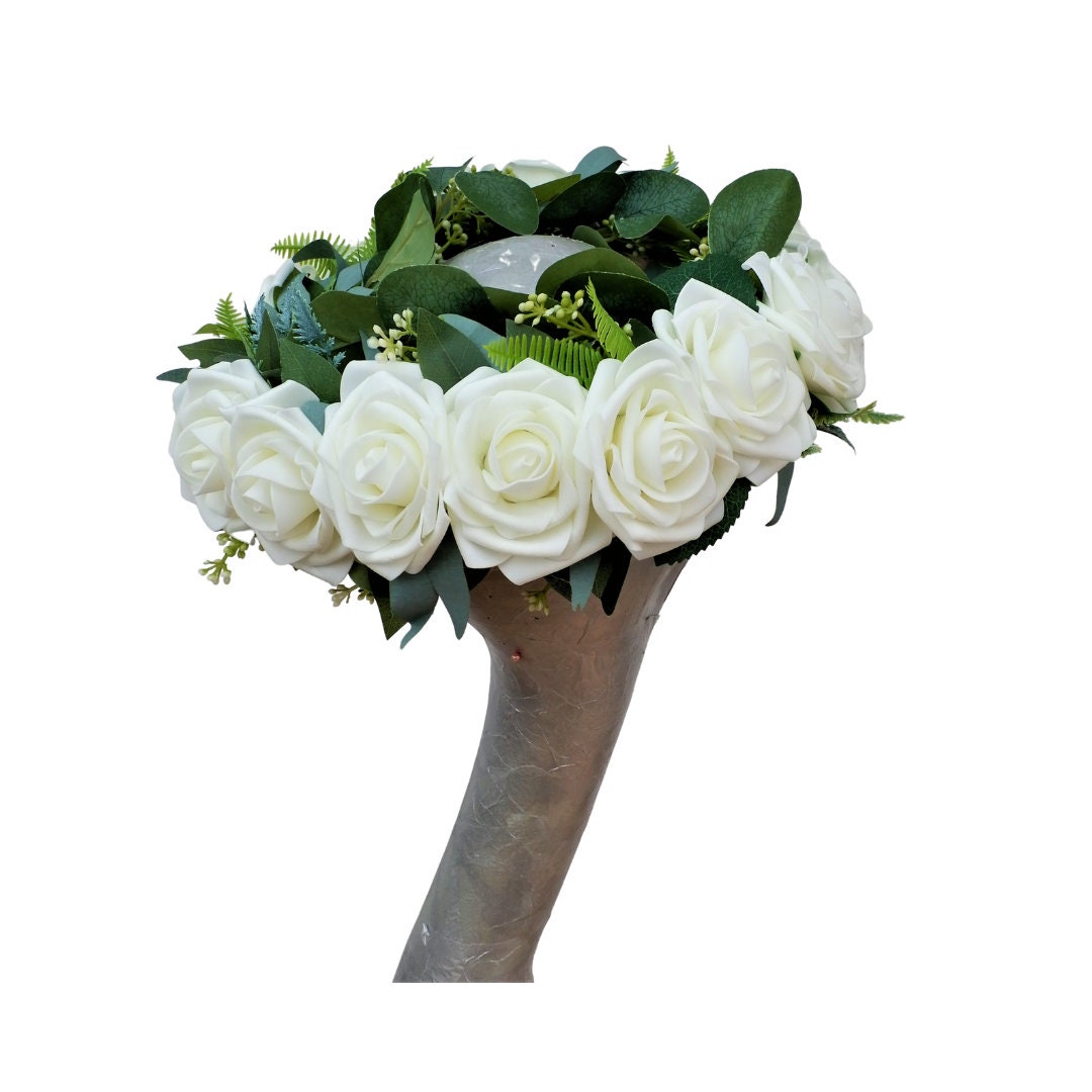 Rose - Floral Crown Ivory