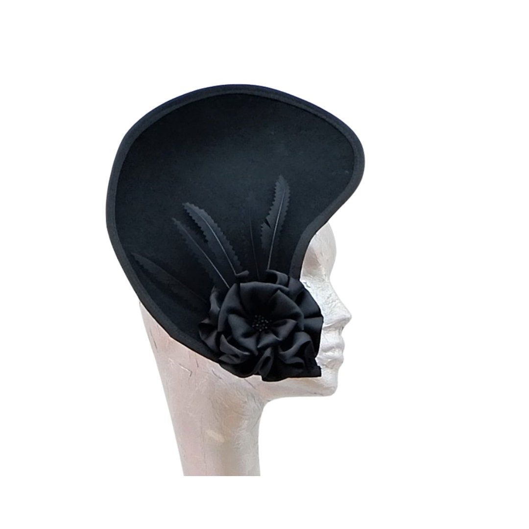 Noir - Black Felt Hatinator