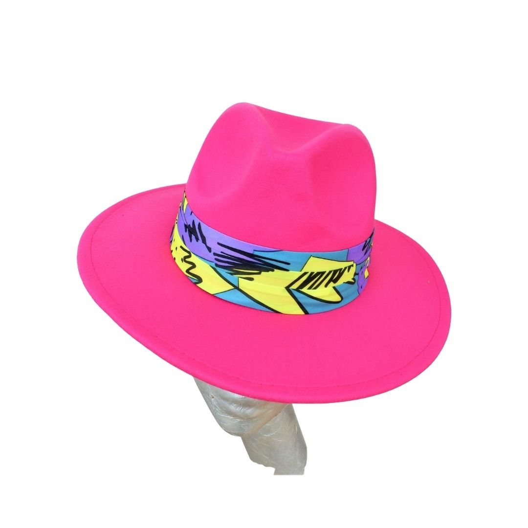 Tiffany 80's Style Lightweight felt Panama Trilby