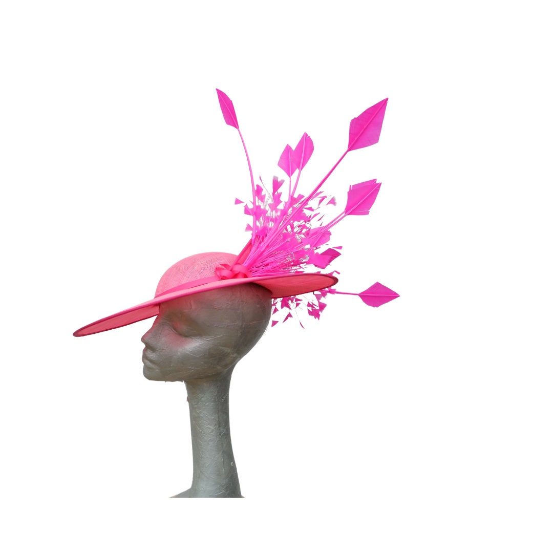 Canberra - Neon Pink Split brim hat