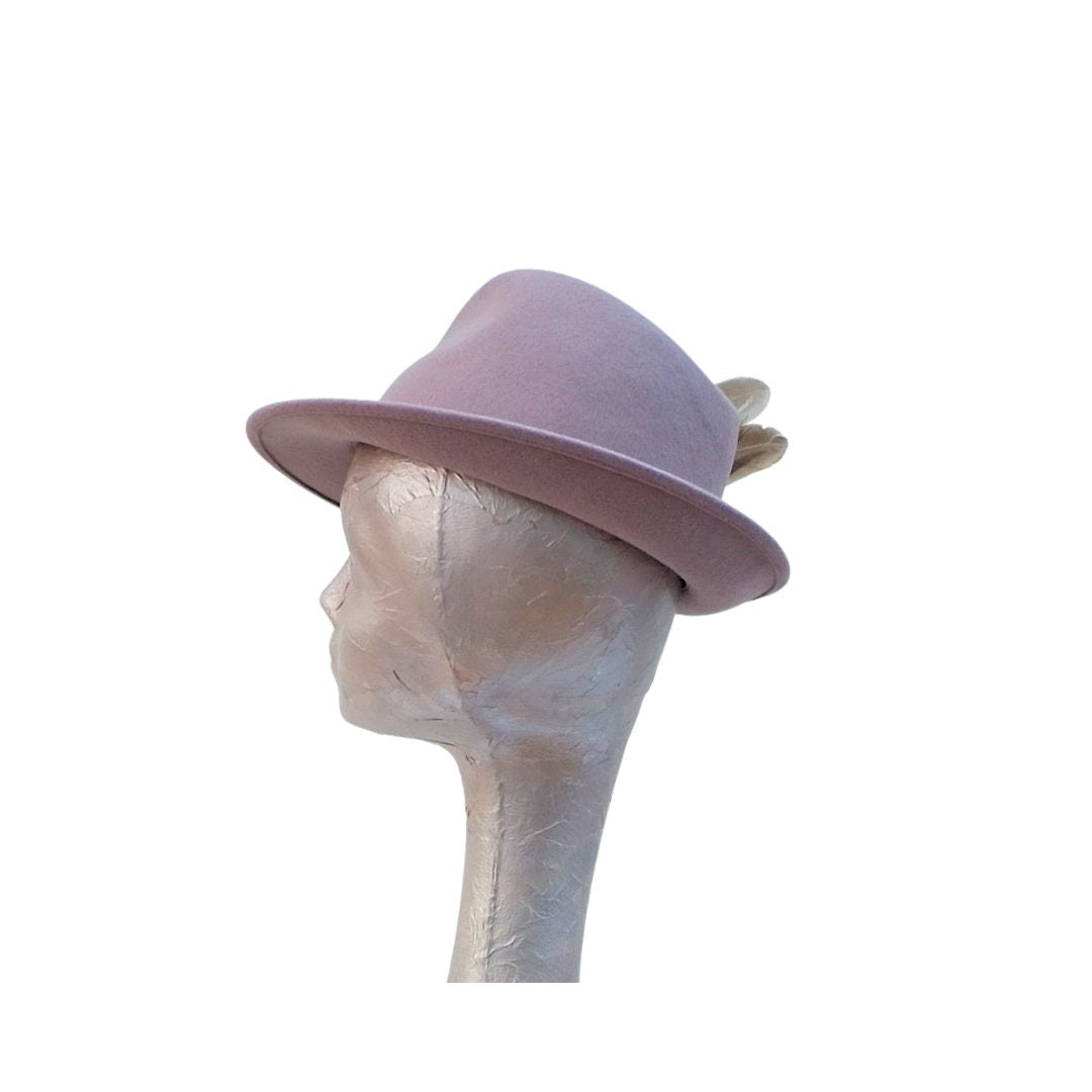 Tucci - Blush Felt Trilby Hat