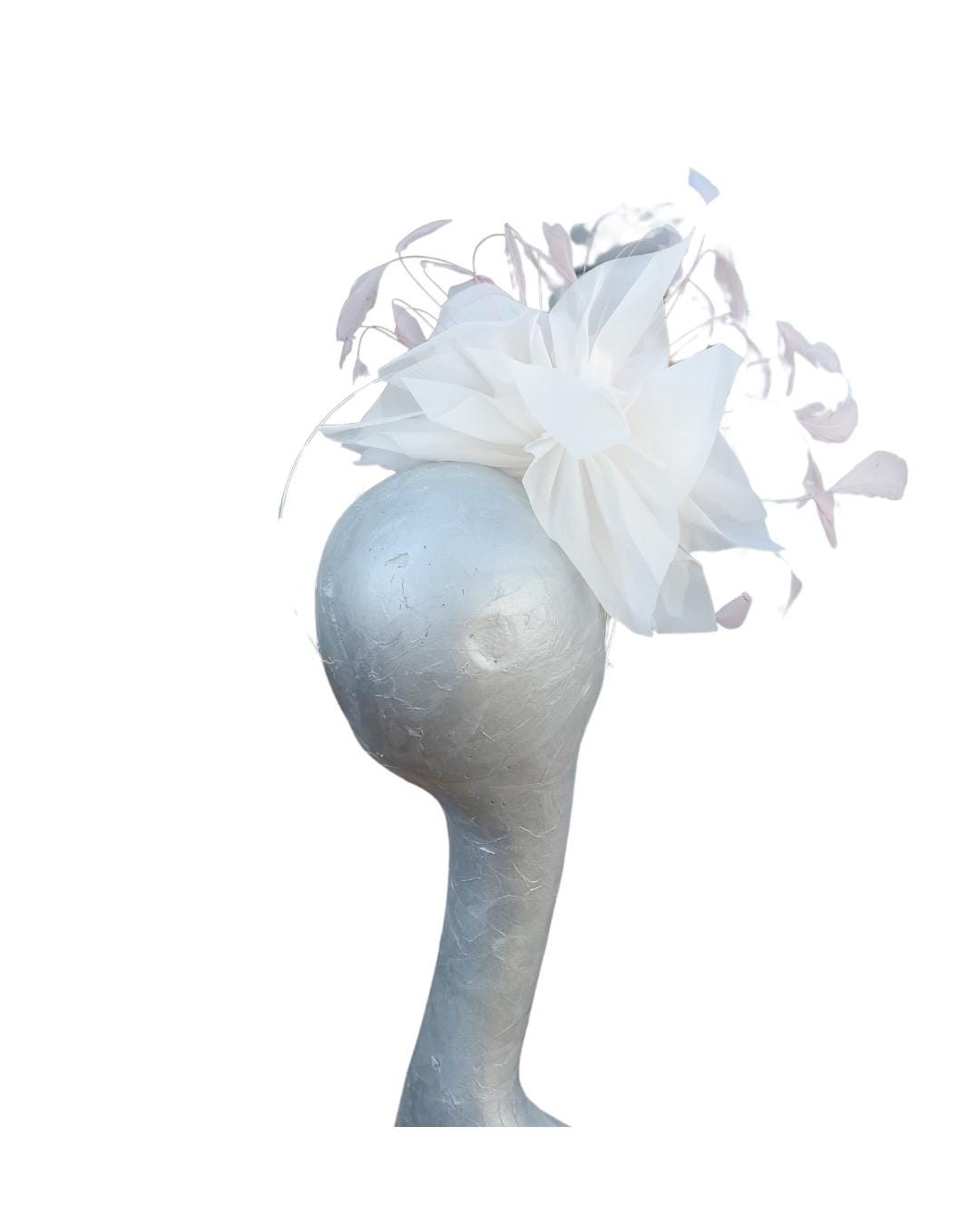 Dream Ivory & Pale Pink Fascinator