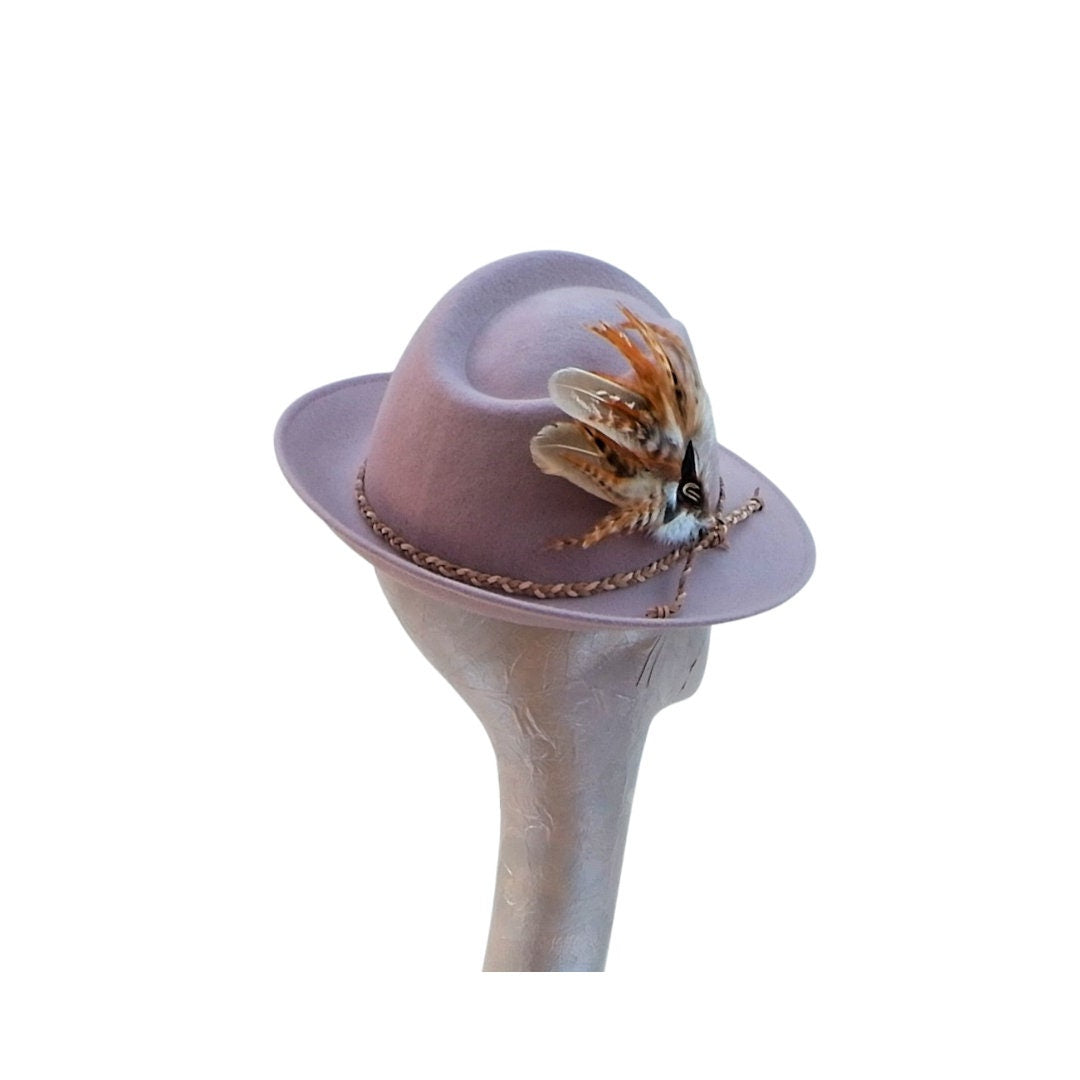 Tucci - Blush Felt Trilby Hat