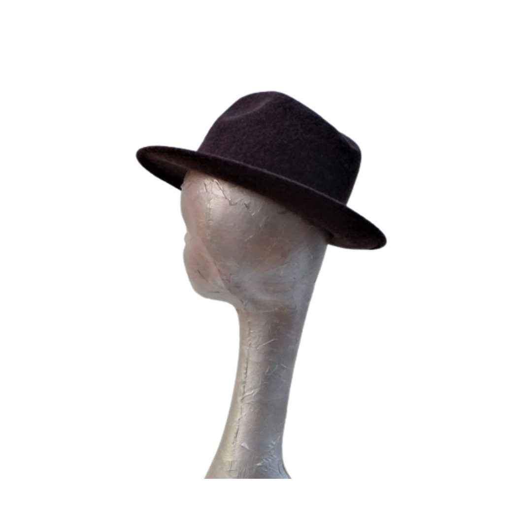 Iona - Chocolate Mix  Felt Trilby Hat