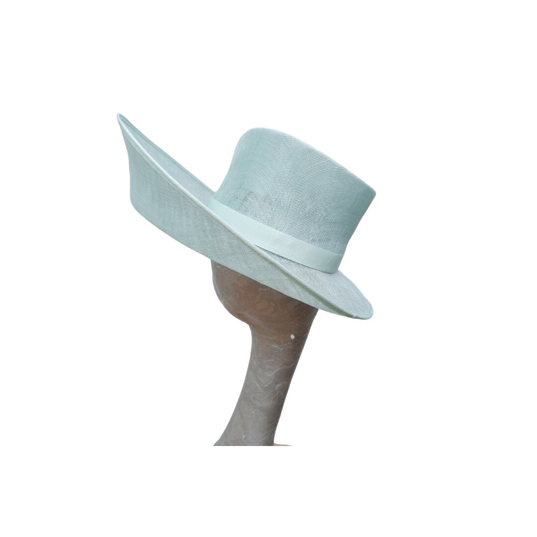 Molly - Duck Egg & Peach Hat