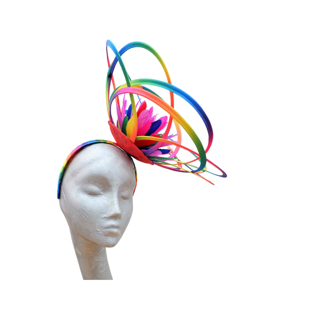Gabrielle - Rainbow Loop Fascinator