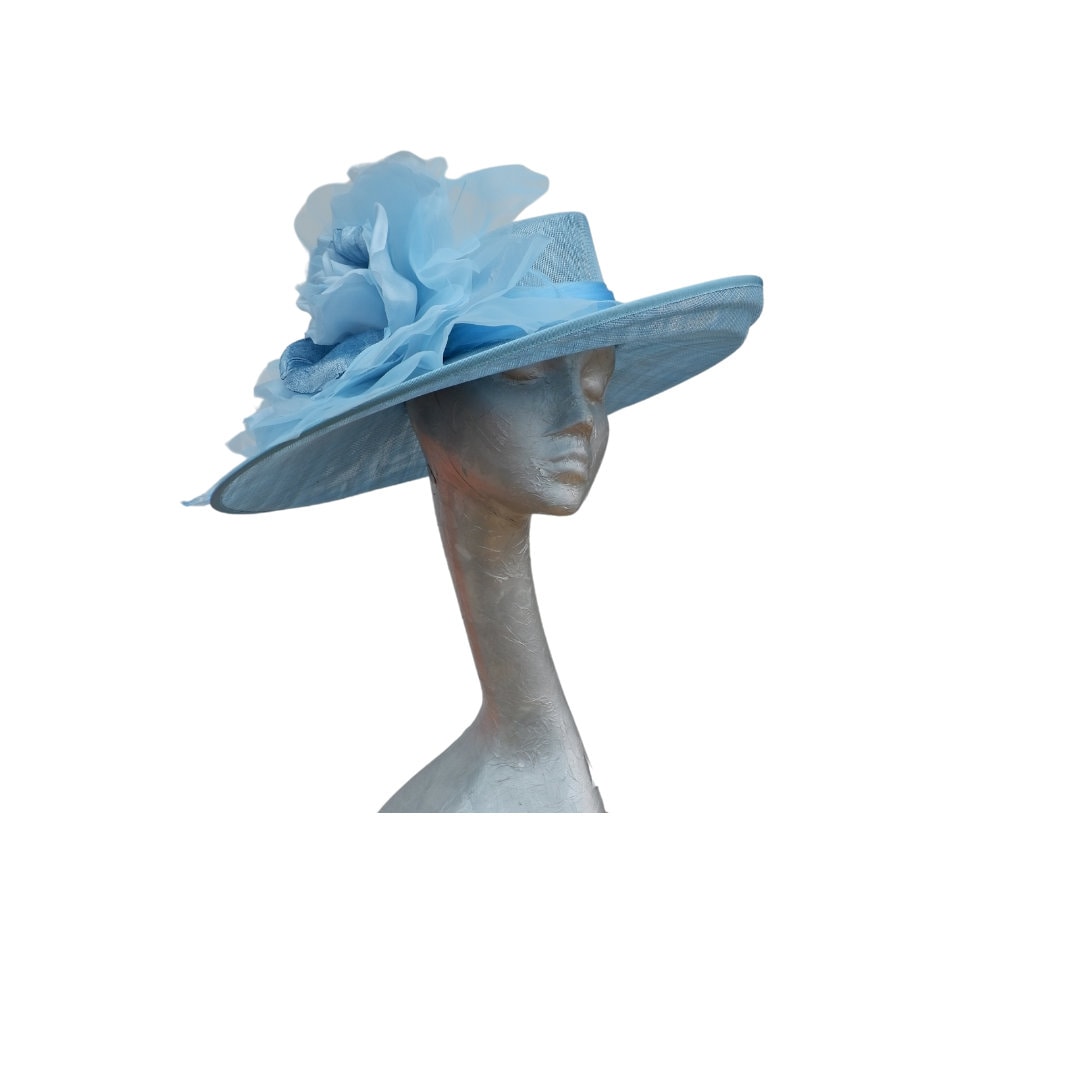 Penelope - Cornflower Blue Hat