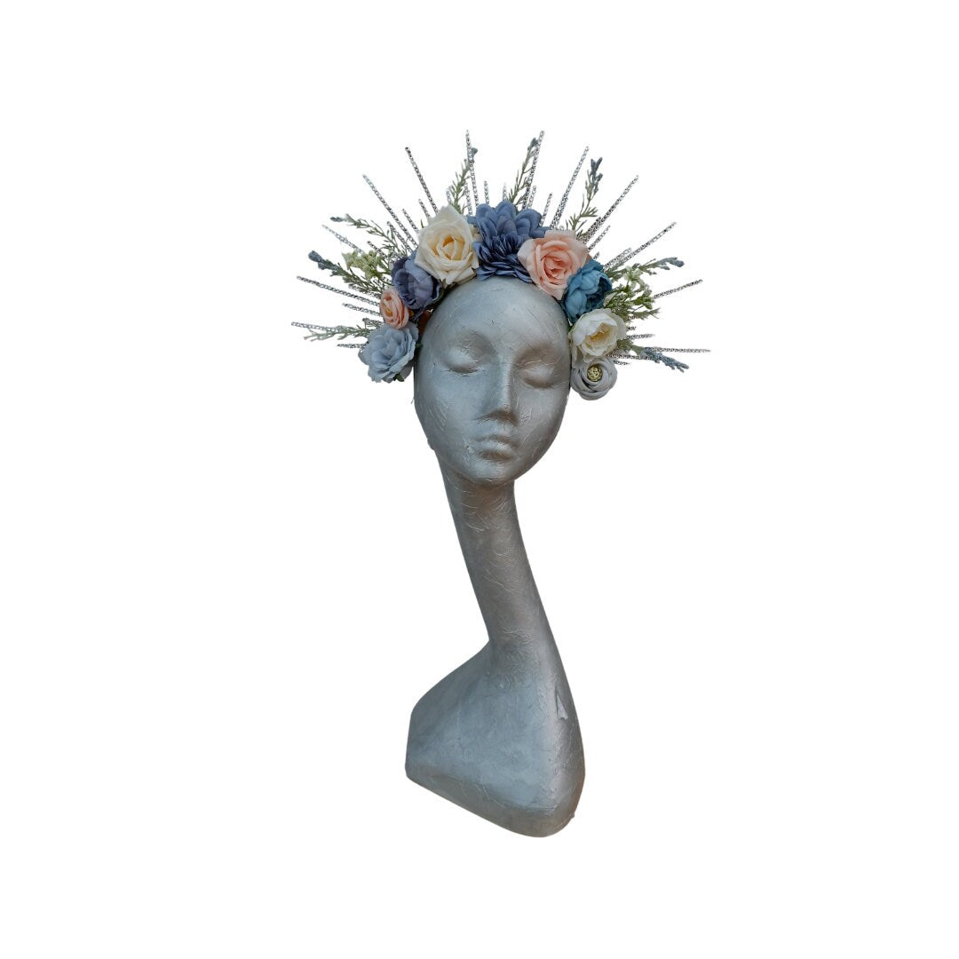 Kane - Floral & Crystal Headband