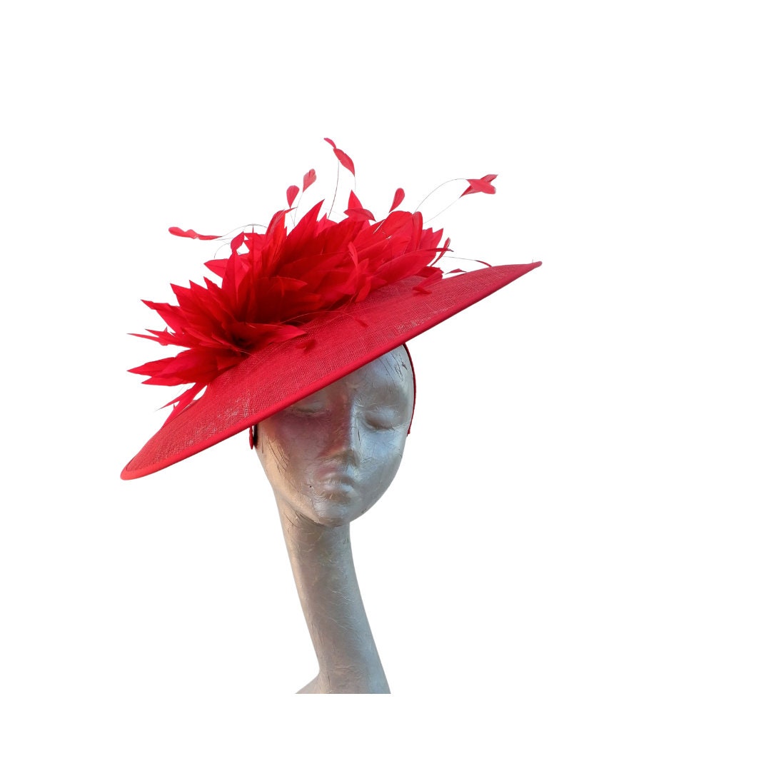 Finesse... Medium Oval Scarlet saucer Made to order
