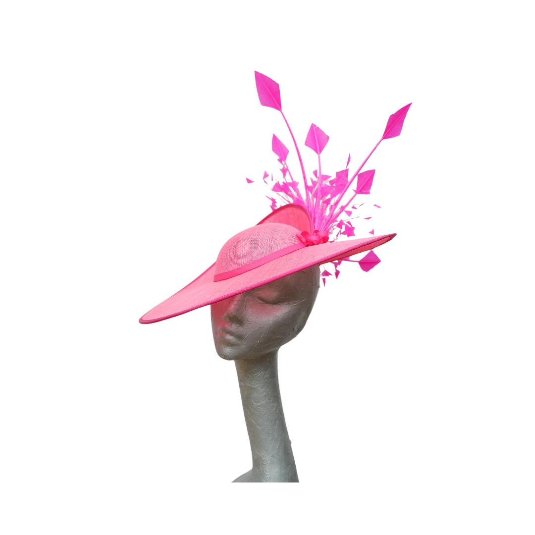 Canberra - Neon Pink Split brim hat