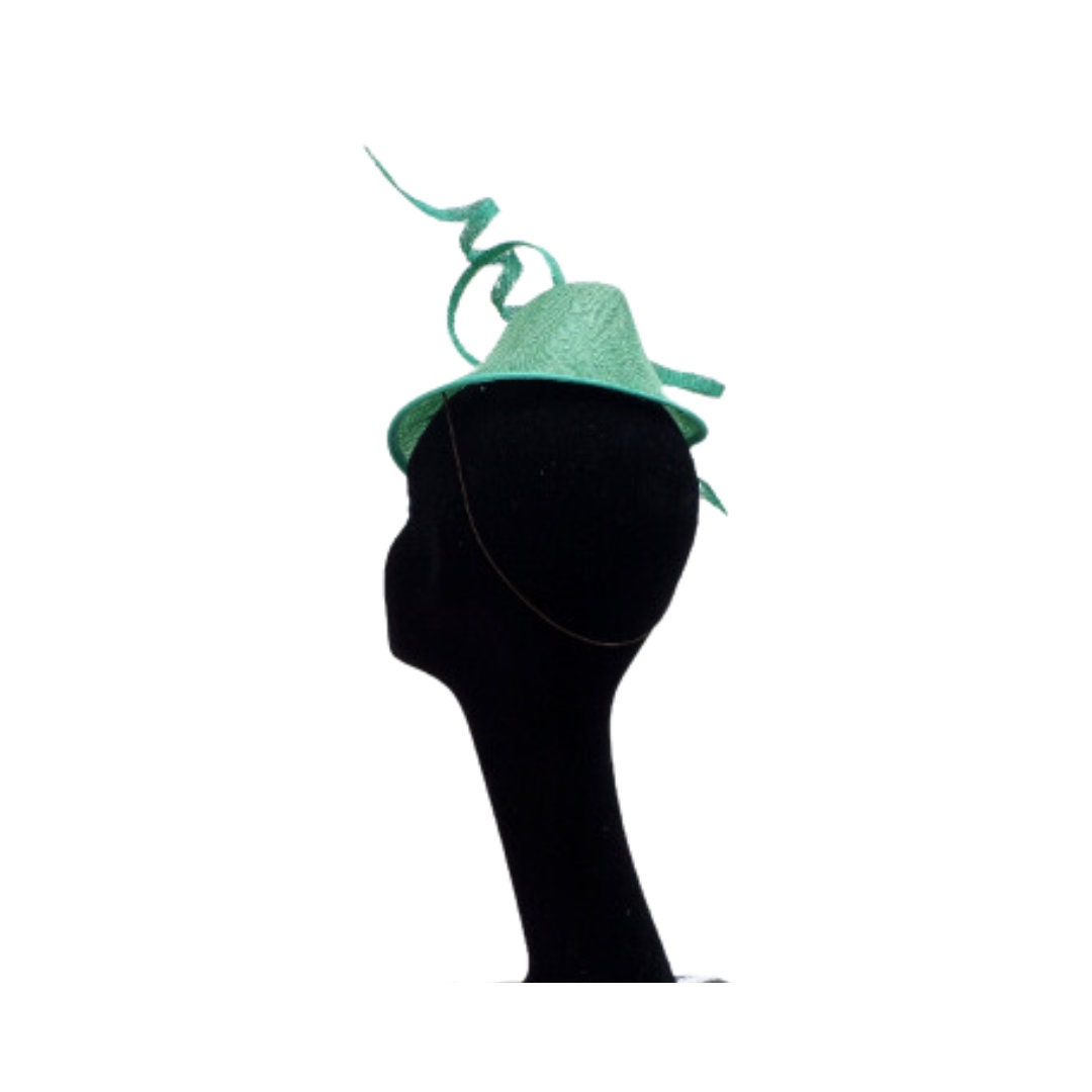 Cox - Two one Light Emerald Green Cocktail Fascinator
