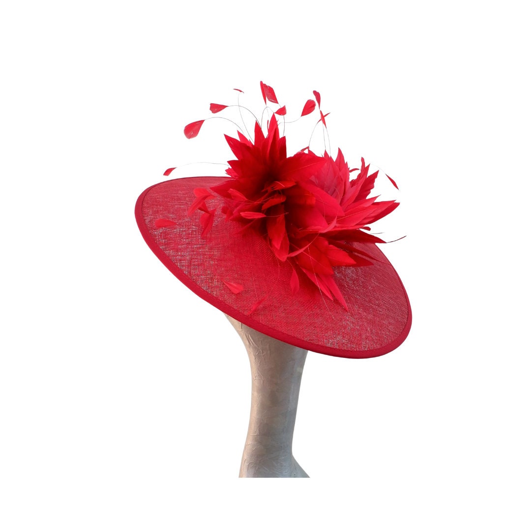 Finesse... Medium Oval Scarlet saucer Made to order