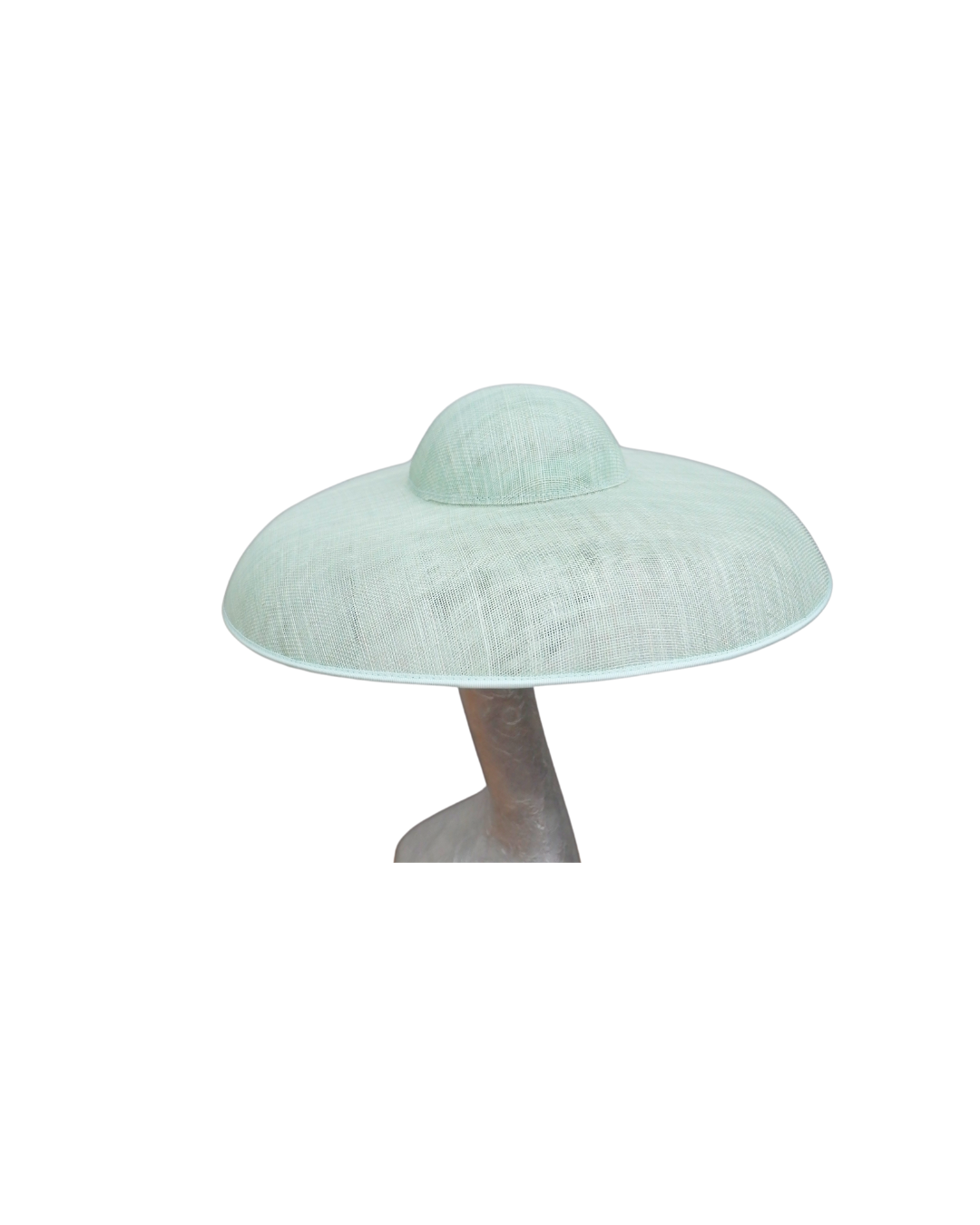 Ella - large Hat with Ostrich feather boa in Mint