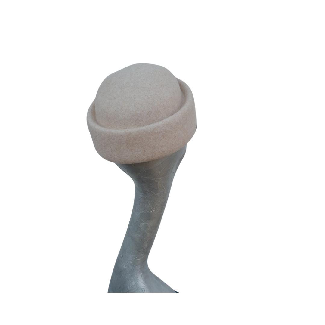 Dante - Felt Structured hat Beige fleck