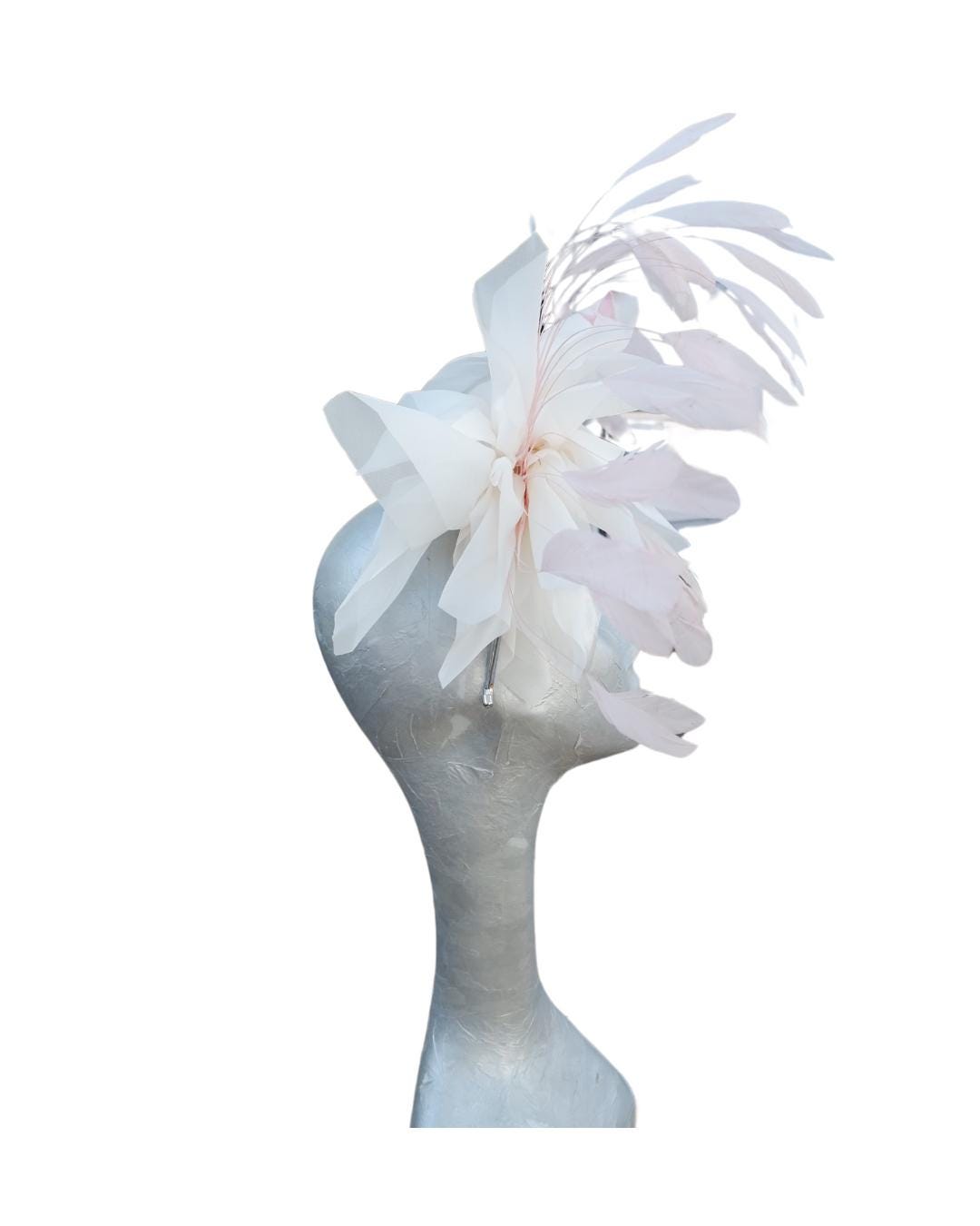 Dream Ivory & Pale Pink Fascinator