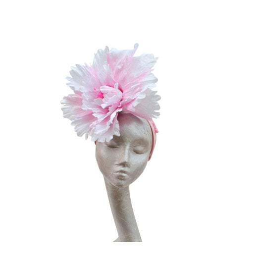Peony - 30cm Peony Fascinator Pink