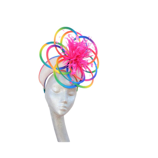 Gabby - Rainbow Loop Fascinator