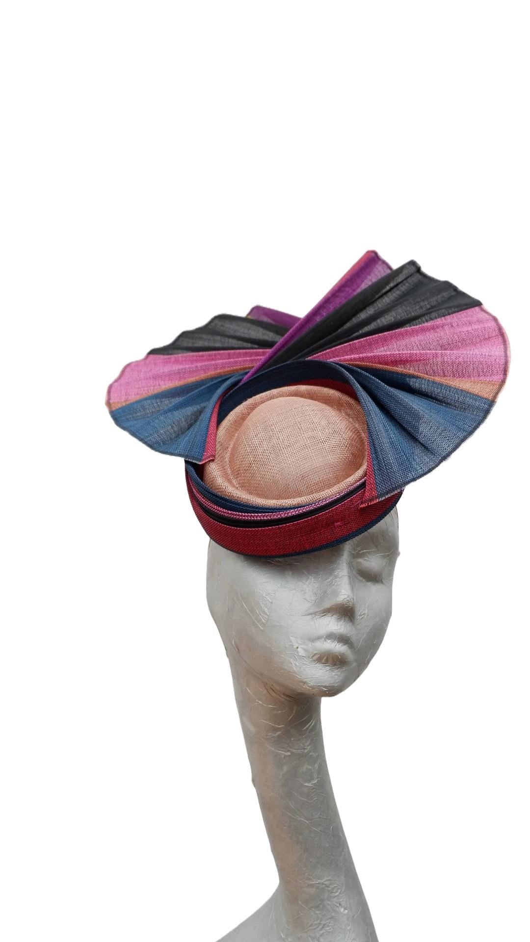 Isla - Nude/Mink & Dark Rainbow Pillbox