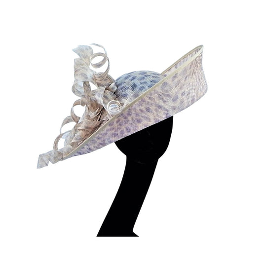 Abigail - Leopard Print Feature Hat By Hats2go