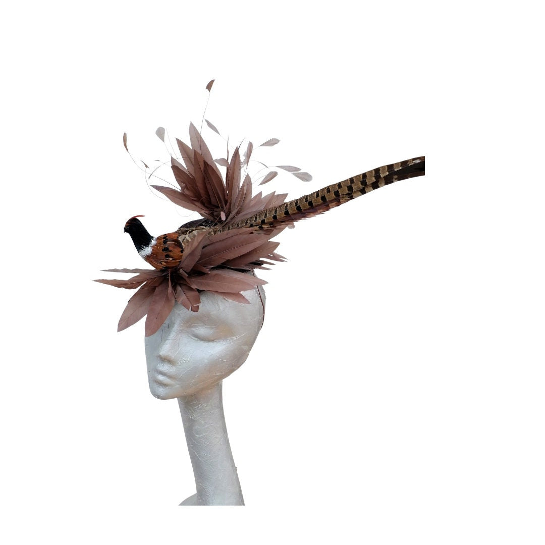 Brunel - Brown Pheasant 40's style Percher