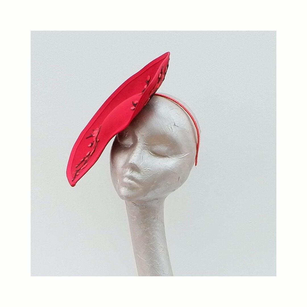 Cherry - Red Cherry Blossom Felt Hatinator